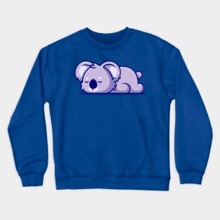 Cute Sleeping Koala Crewneck Sweatshirt